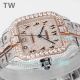 TW Factory Replica Cartier Santos Men 40MM Rose Gold Diamond Arabic Face Watch (7)_th.jpg